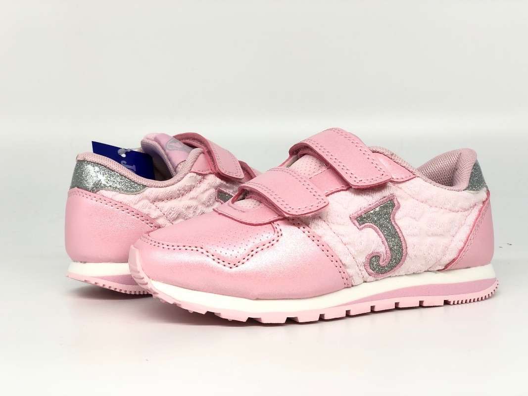 JOMA Sneakers bambina J. Claudia rosa argento - Image 3