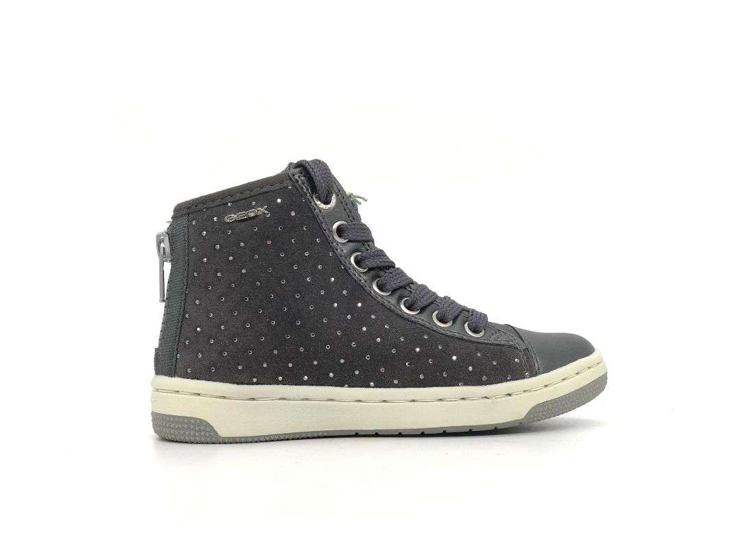 GEOX Sneakers alta bambina J Creamy B grigio - Image 3