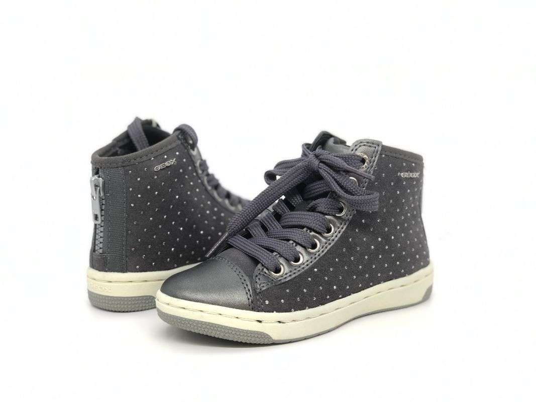 GEOX Sneakers alta bambina J Creamy B grigio - Image 5