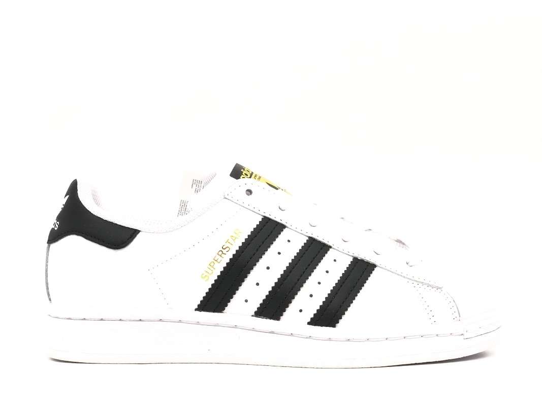 ADIDAS SUPER STAR J Sneakers donna bianche nero - Image 3