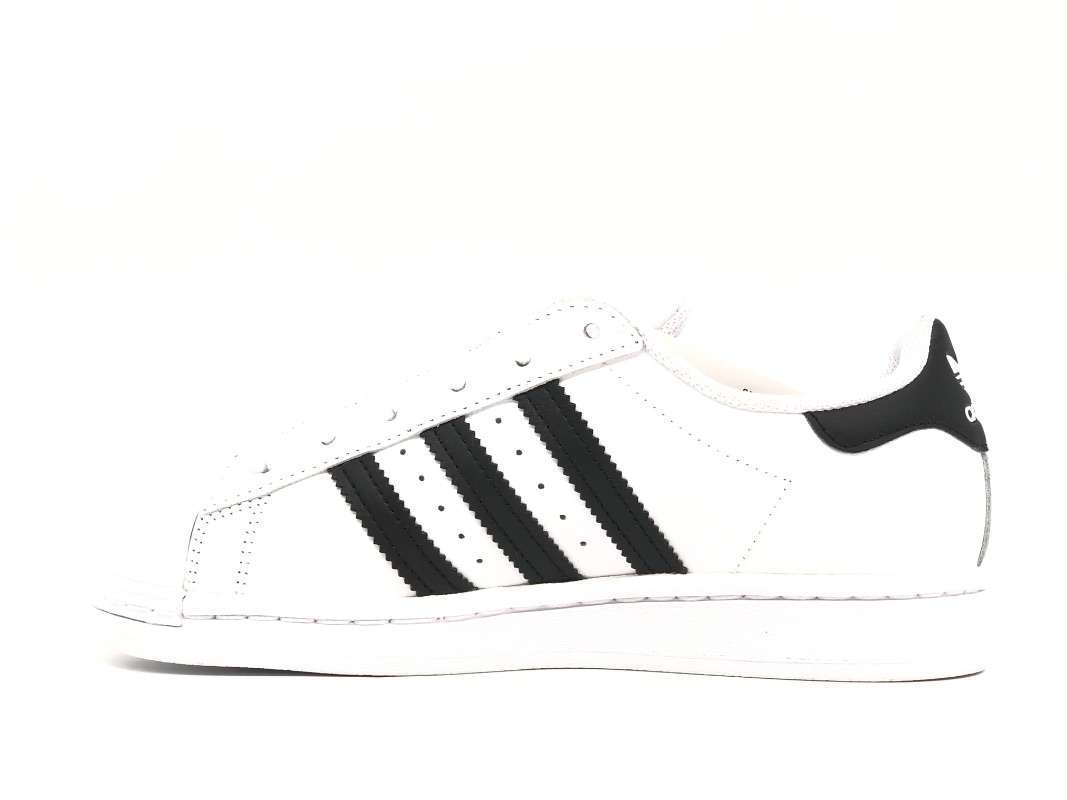 ADIDAS SUPER STAR J Sneakers donna bianche nero - Image 4