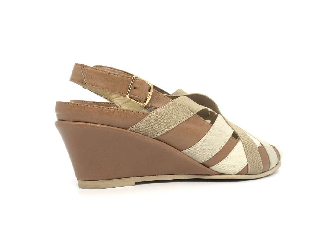 COMODAIDEA Sandali donna 983 beige e cuoio - Image 5