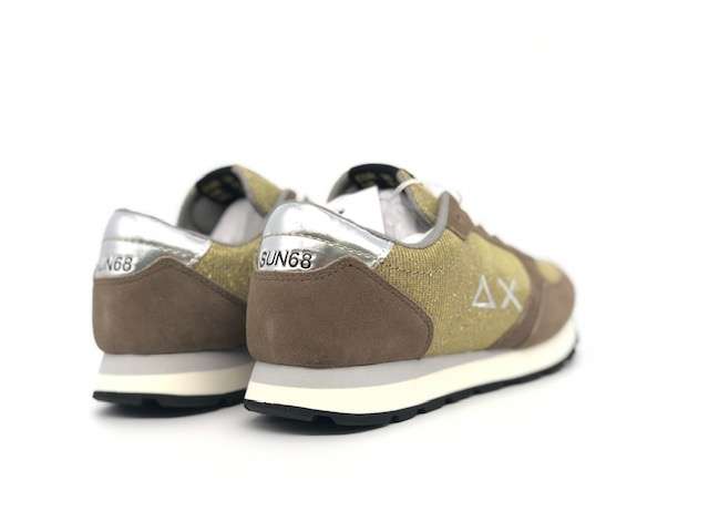 SUN68 Sneakers Girl's kate Thin Glitter Oro - Image 9