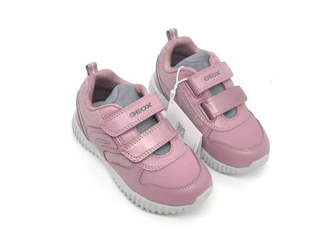 GEOX Sneakers bambina B Waviness più Silver - Image 6