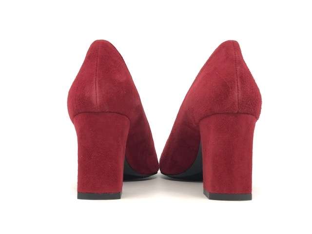 DOLCE MODA Décolleté in pelle scamosciata bordo - Image 3