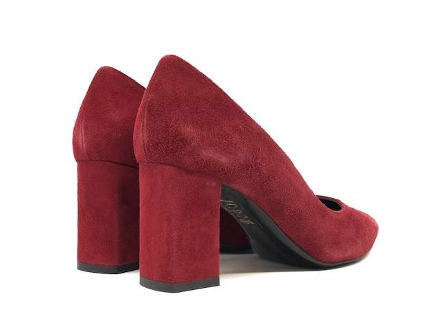 DOLCE MODA Décolleté in pelle scamosciata bordo - Image 2