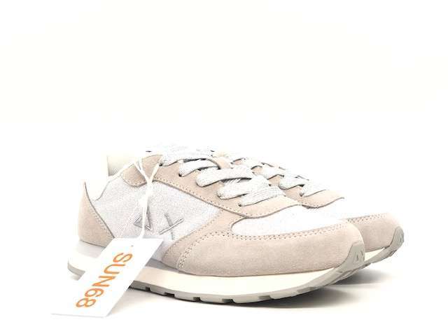 SUN68 Sneakers Girl's Ally Glitter Bianco - Image 2