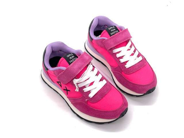 SUN68 Sneakers bambina GIRL'S Ally Solid fucsia - Image 4