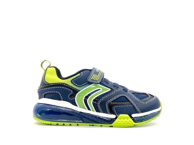 GEOX Sneakers Bambino J Bayonyc B. B. Navy Lime - Image 4
