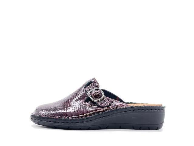 Grunland ciabatta chiusa donna Dafa pelle verniciata bordeaux - Image 4