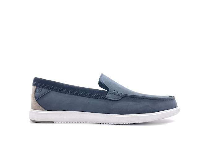 CLARKS Mocassino Uomo Bratton Loafer Navy Nabuk - Image 4