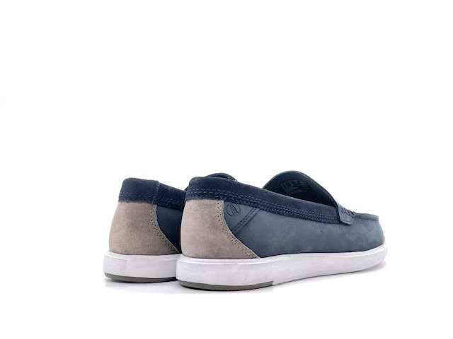 CLARKS Mocassino Uomo Bratton Loafer Navy Nabuk - Image 2