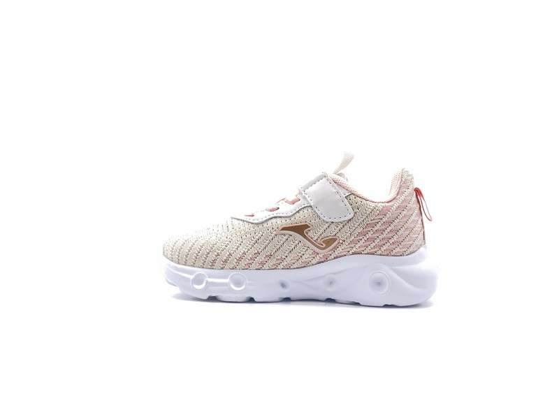JOMA Sneakers Bambina con Luci Butterfly Beige - Image 2