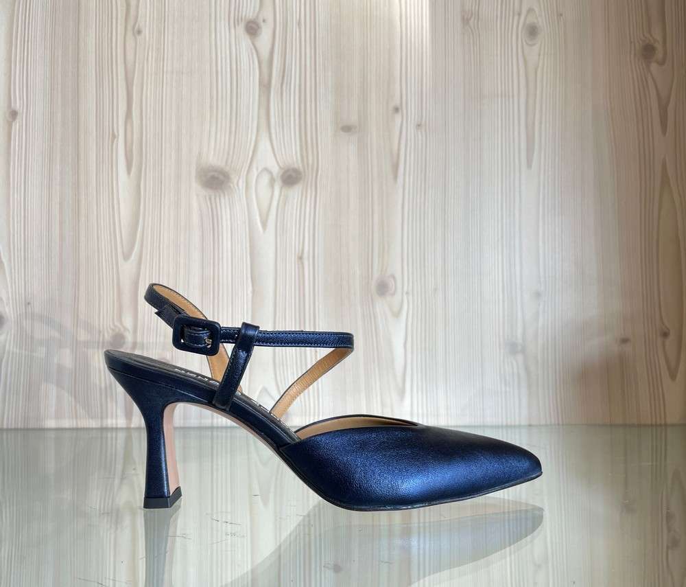 ENZO D'ALESSANDRO Slingback blu tacco 70 - Image 5