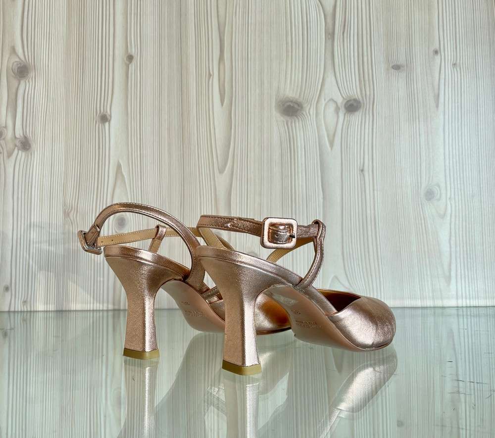 ENZO D'ALESSANDRO Slingback nude tacco 70 - Image 2