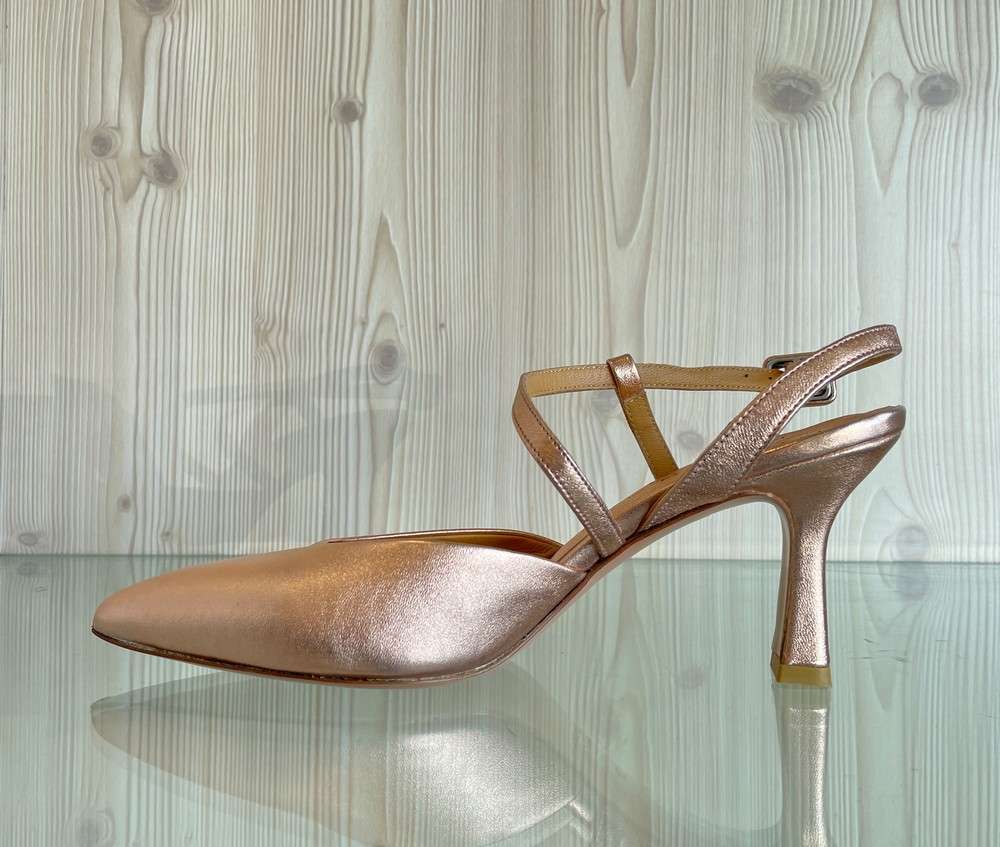 ENZO D'ALESSANDRO Slingback nude tacco 70 - Image 6