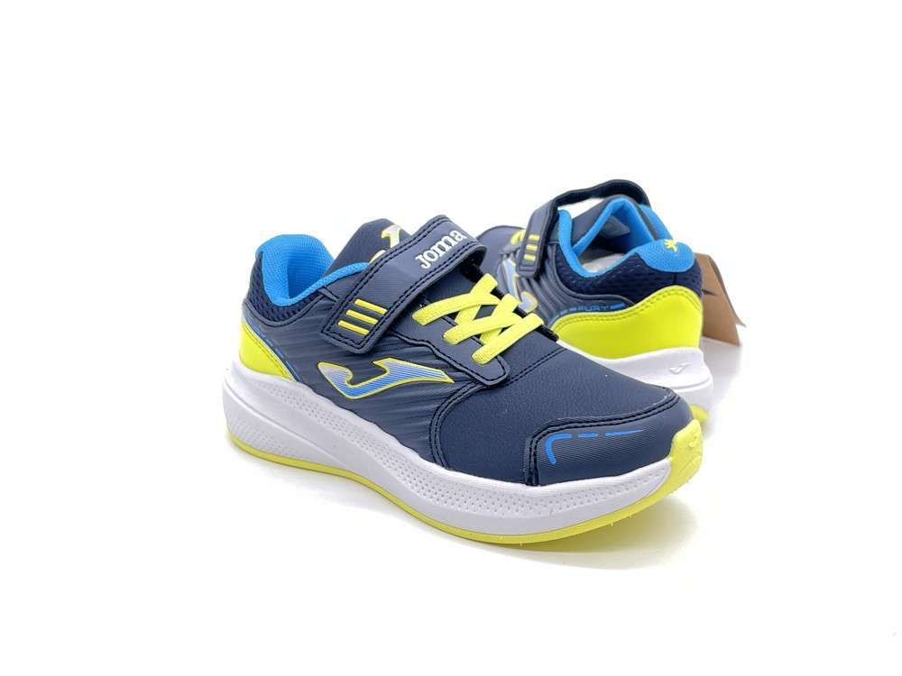 JOMA Sneakers bambino FURY JR navy yellow - Image 4