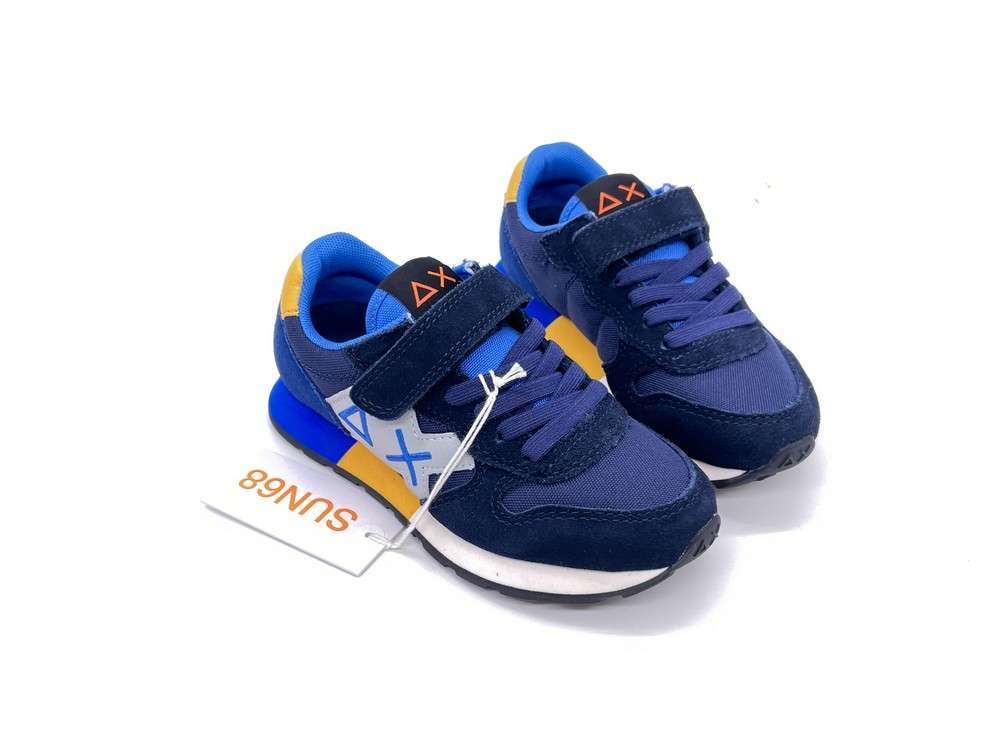 SUN68 Sneakers Bambino Blu Kid - Image 3