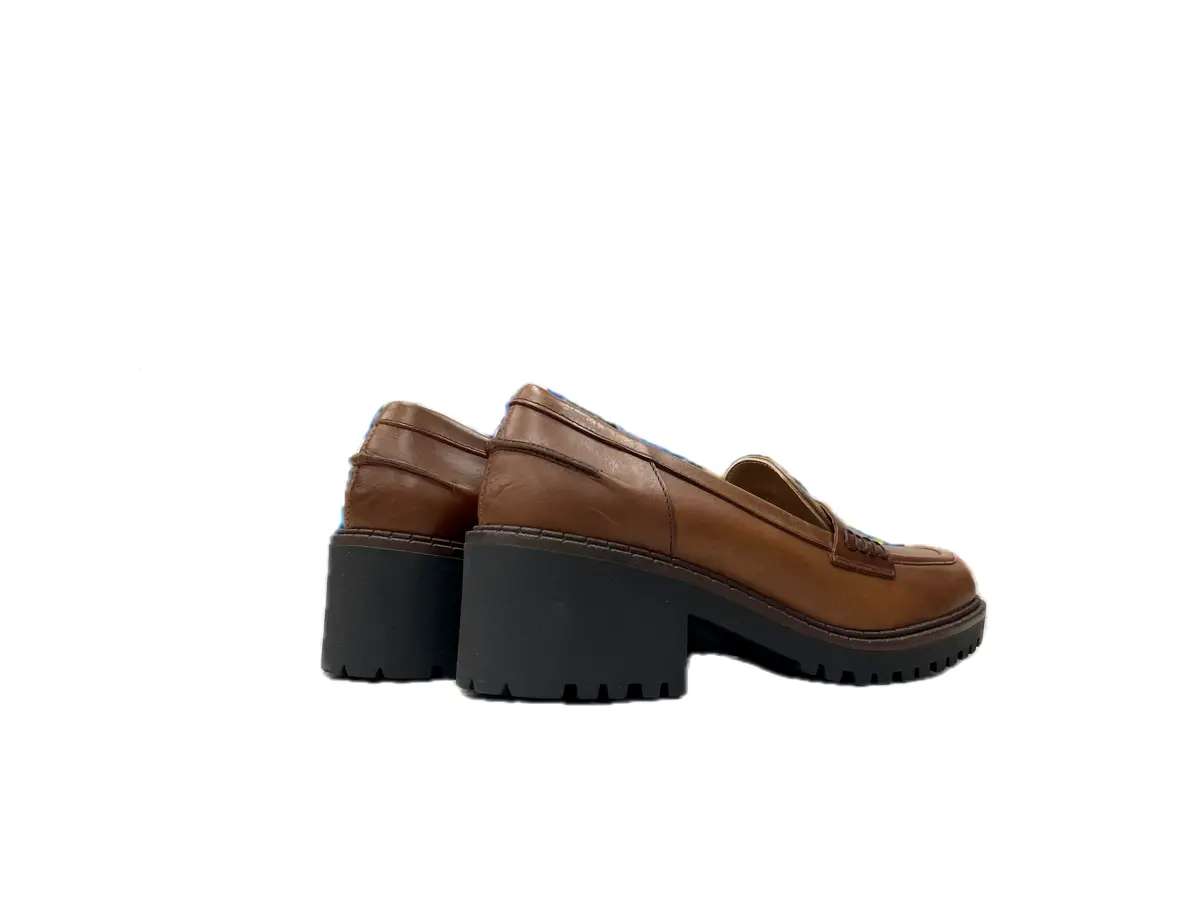 comfort Mocassino Donna in Pelle Cuoio - Image 2