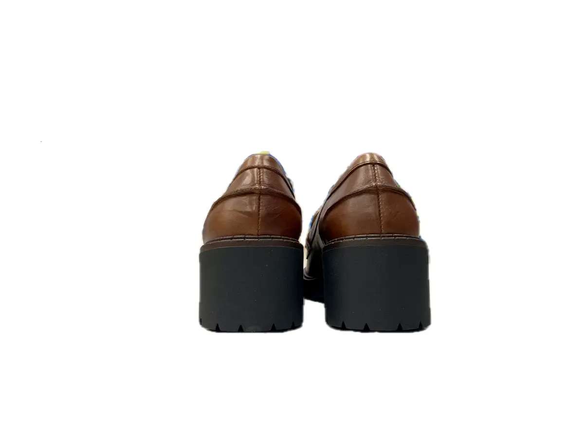 comfort Mocassino Donna in Pelle Cuoio - Image 3