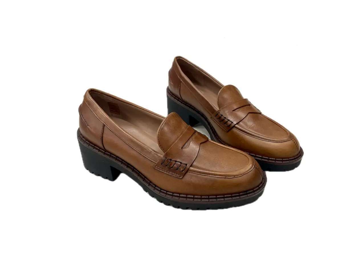 comfort Mocassino Donna in Pelle Cuoio - Image 4