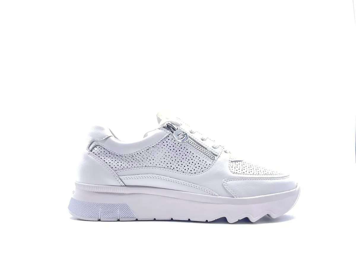 Stonefly Sneakers donna SPOCK 45 in pelle bianca - Image 3