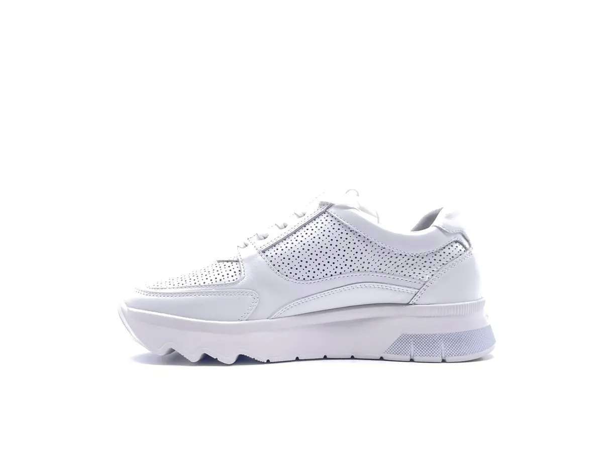 Stonefly Sneakers donna SPOCK 45 in pelle bianca - Image 4