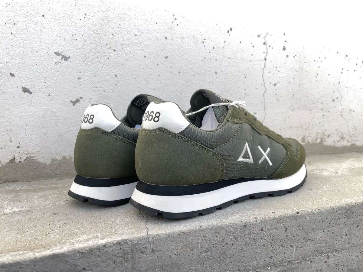 SUN68 Sneakers Uomo Militare Scuro - Image 4