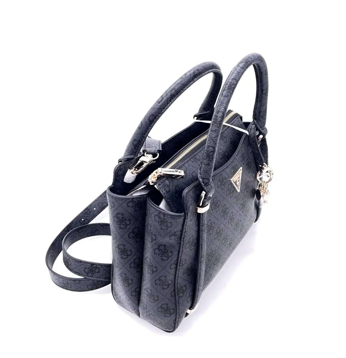 GUESS Borsa a mano ECO ERICA Coal Logo - Image 3