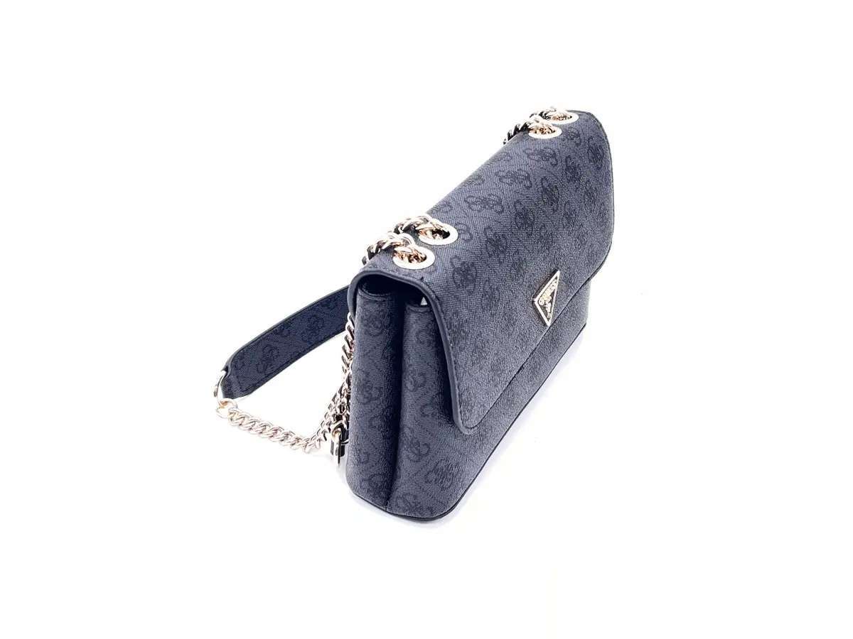GUESS Borsa donna a tracolla ECO ERICA Coal Logo - Image 3