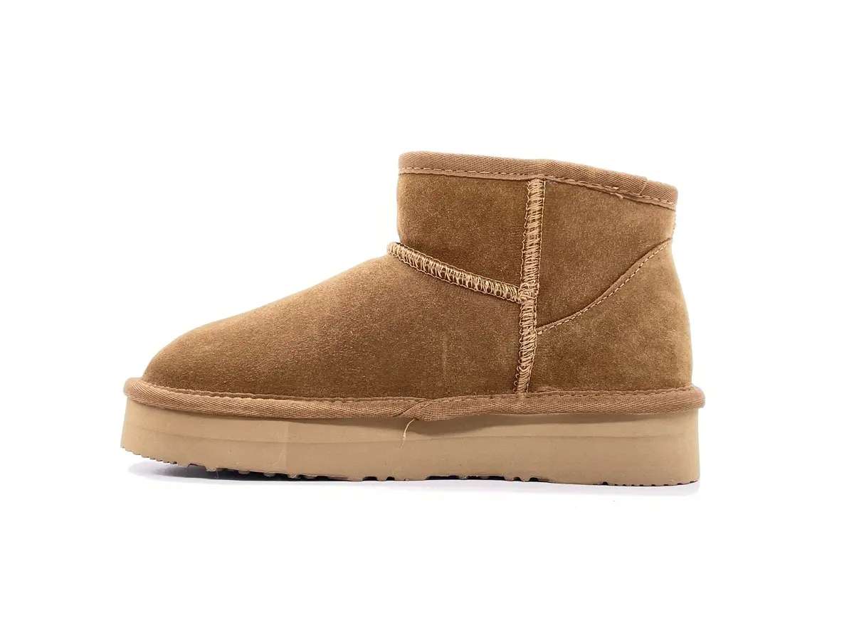Patrizia pepe stivaletti donna in crosta camel platform dettaglio logo - Image 5