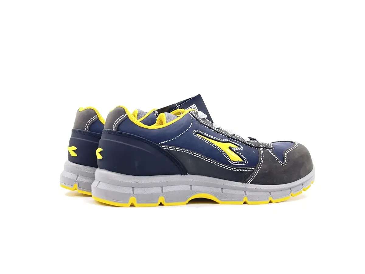 Diadora Run Low S3 uomo scarpa antinfortunistica pelle e tessuto blu - Image 2