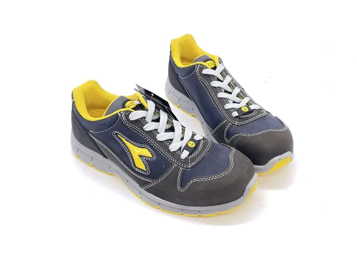 Diadora Run Low S3 uomo scarpa antinfortunistica pelle e tessuto blu - Image 4