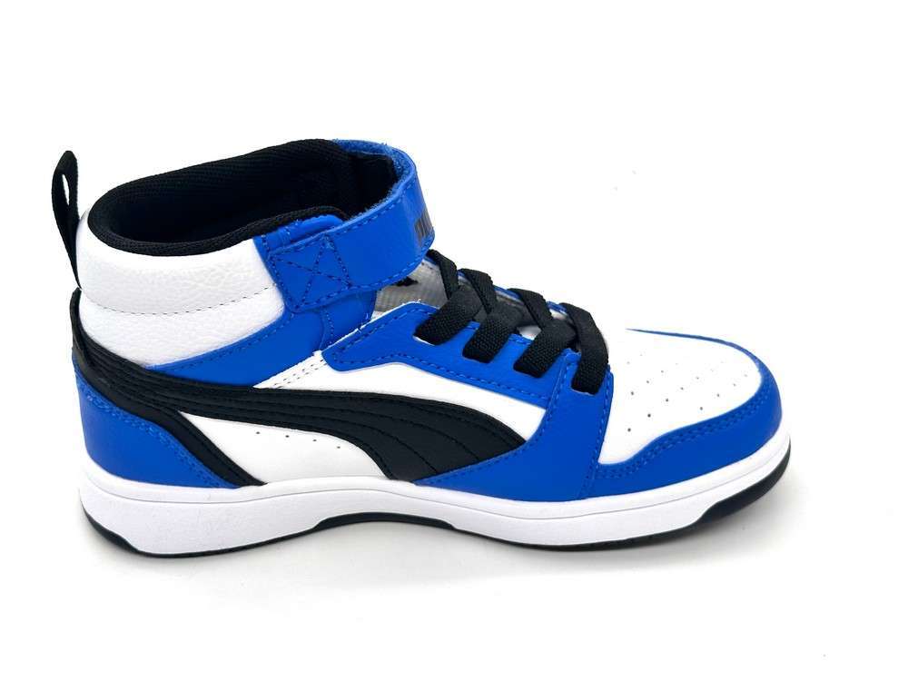 Puma Rebound Bambino Black Blue - Image 2