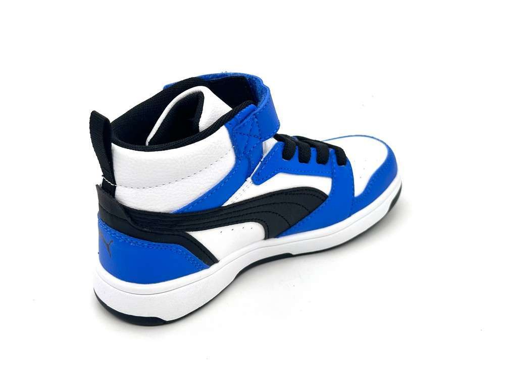 Puma Rebound Bambino Black Blue - Image 4