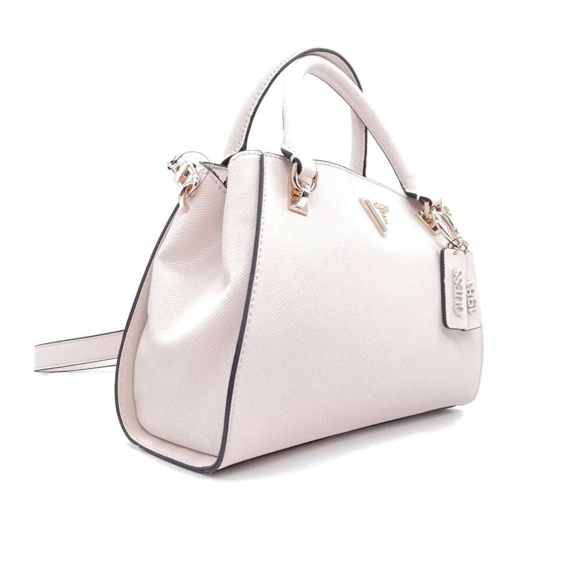 Borsa Guess a mano con tracolla rimovibile doppio scomparto chiusura zip e calamita - Image 2