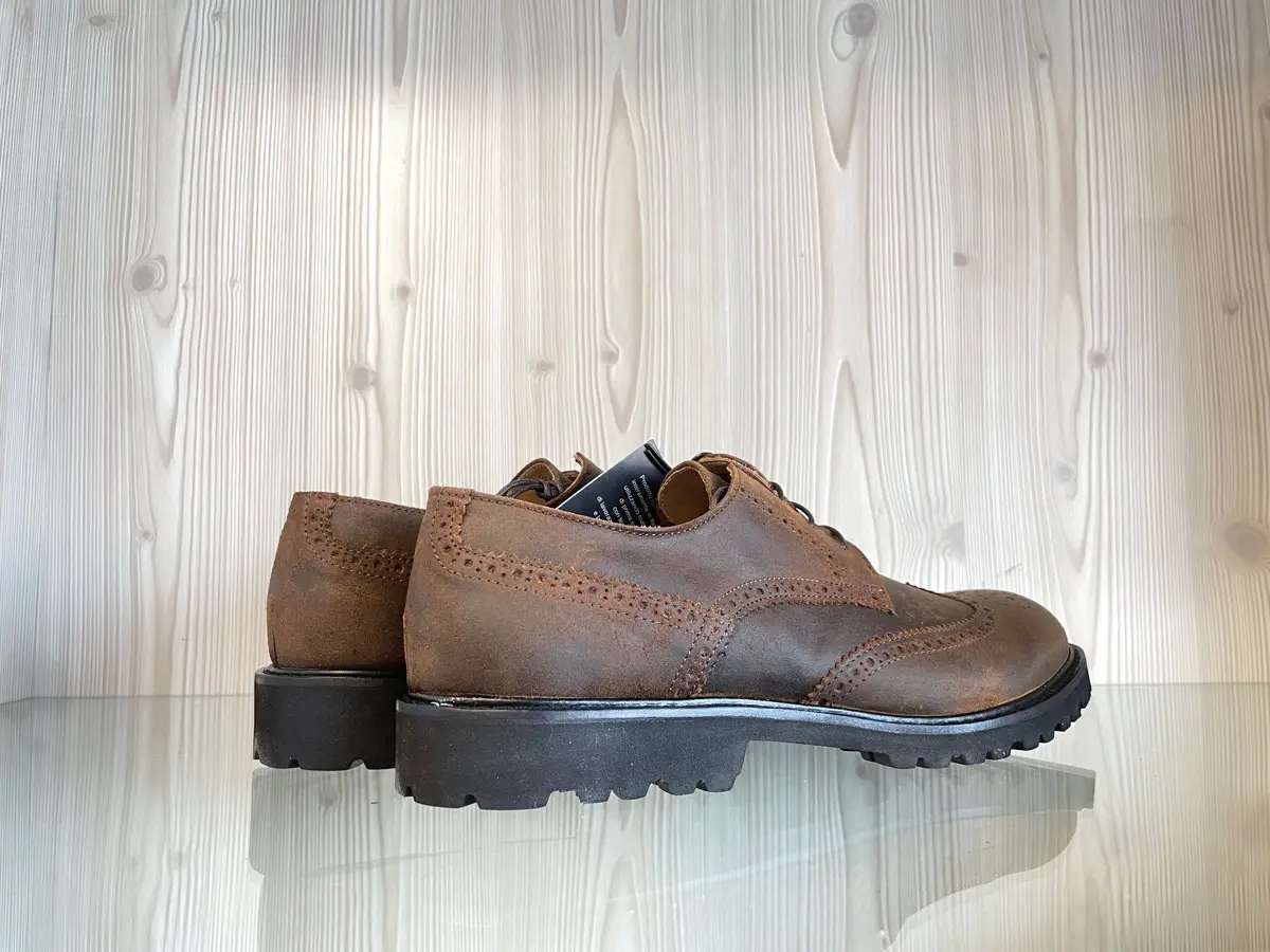Jackal Milano scarpe uomo in pelle marrone made in Italy - Image 2