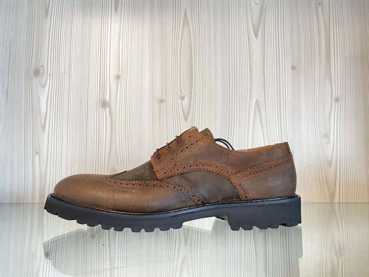 Jackal Milano scarpe uomo in pelle marrone made in Italy - Image 4