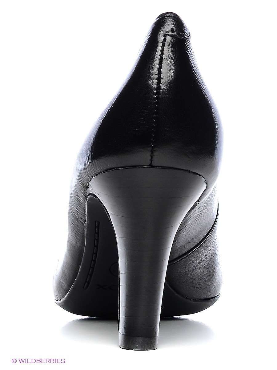 GEOX Décolleté in pelle nera donna D AMITHI A - Image 4