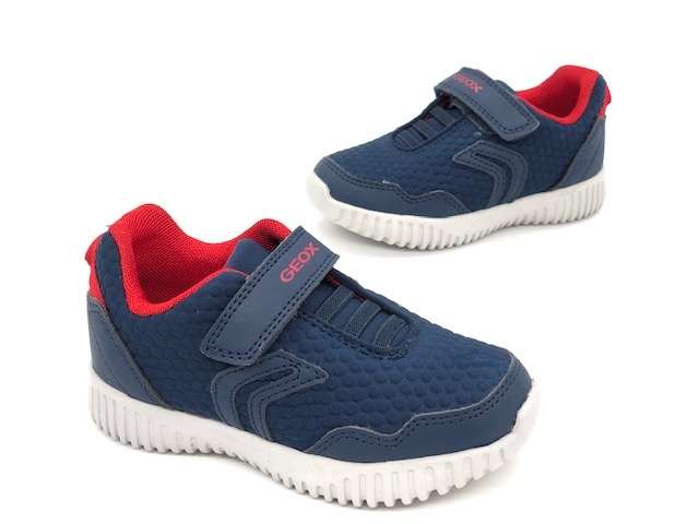 GEOX Sneakers bambino B Waviness B. blu rossa - Image 3