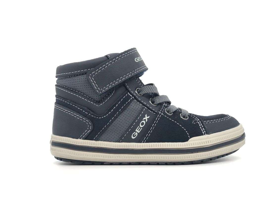 GEOX Sneakers alta bambino J Elvis D blu grigio - Image 3