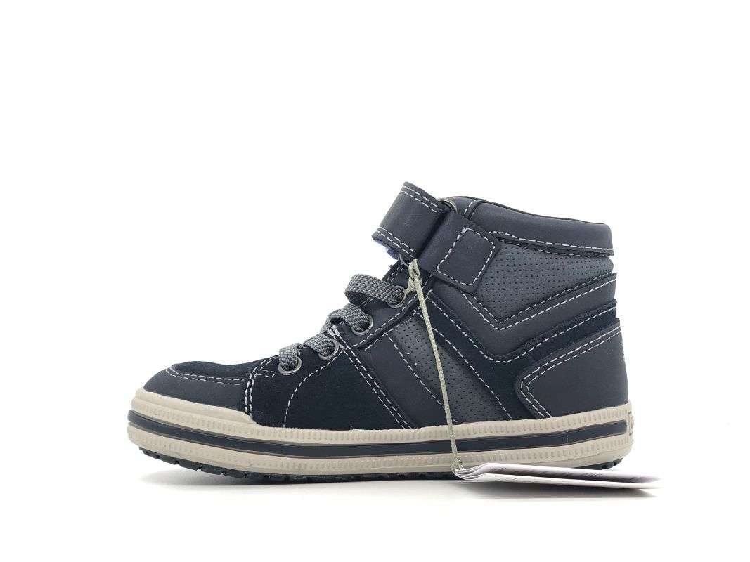 GEOX Sneakers alta bambino J Elvis D blu grigio - Image 4