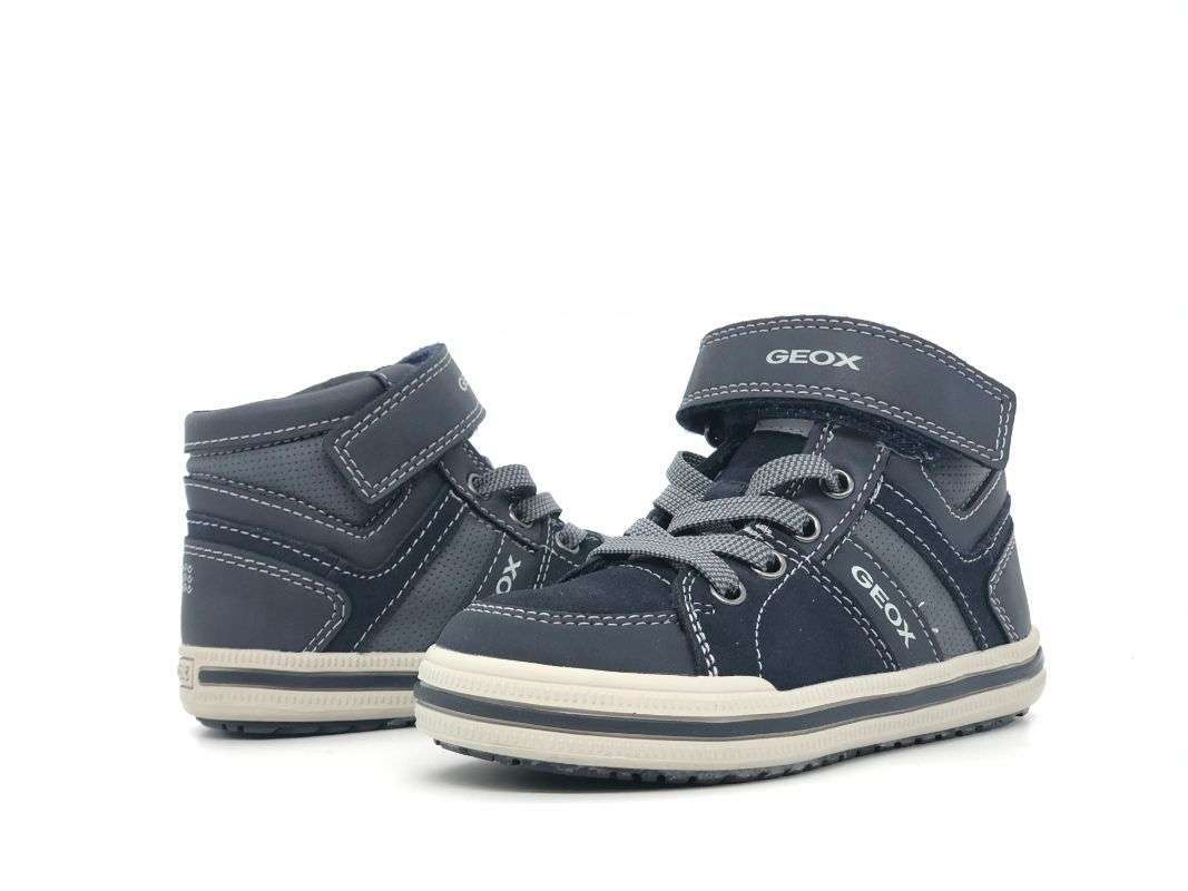 GEOX Sneakers alta bambino J Elvis D blu grigio - Image 5