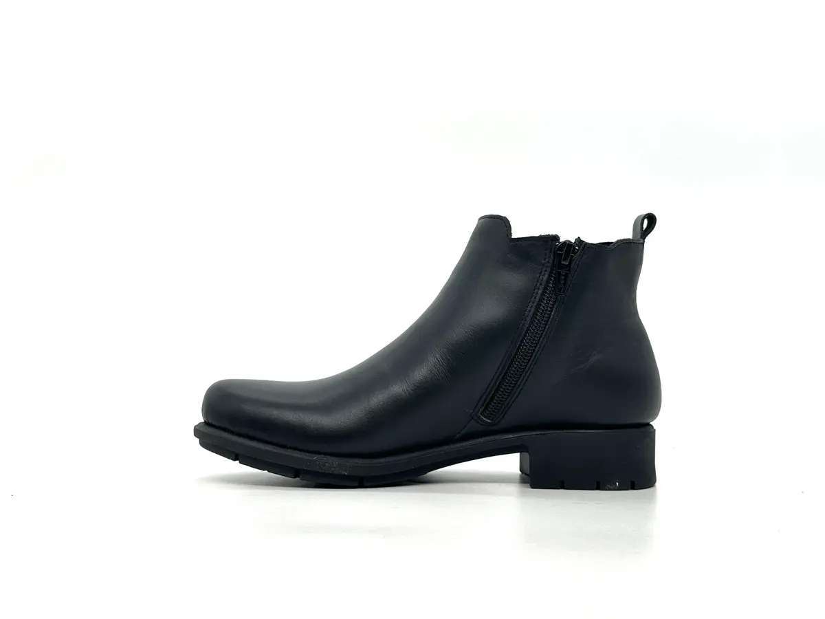 SABATINI Tronchetti donna Safira in Vitello Nero - Image 4