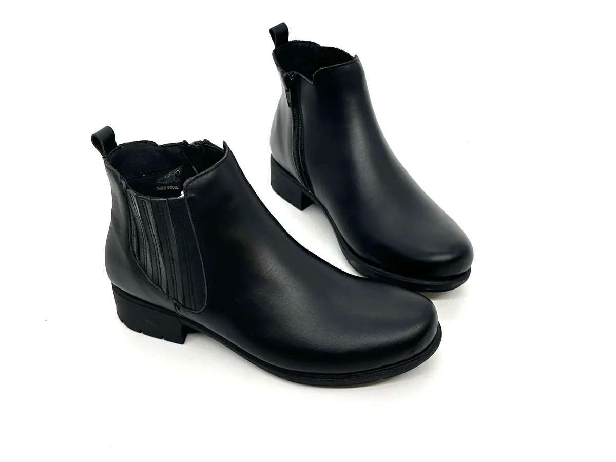 SABATINI Tronchetti donna Safira in Vitello Nero - Image 5