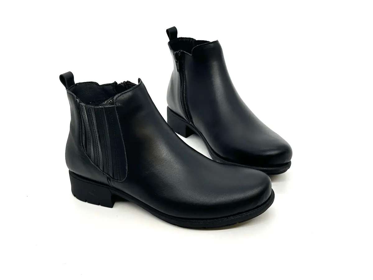 SABATINI Tronchetti donna Safira in Vitello Nero - Image 6