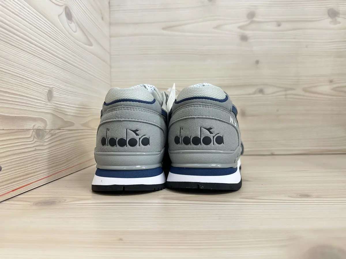 Diadora N.92 uomo sneakers grigie stile sportivo iconico comfort memory - Image 3