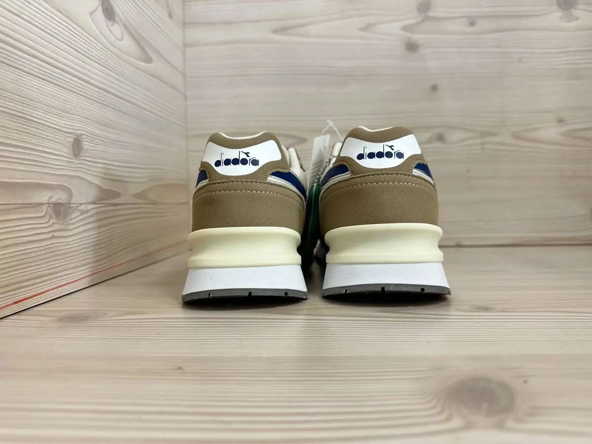 Diadora scarpe uomo Fenice sneakers casual beige blu comfort quotidiano - Image 3