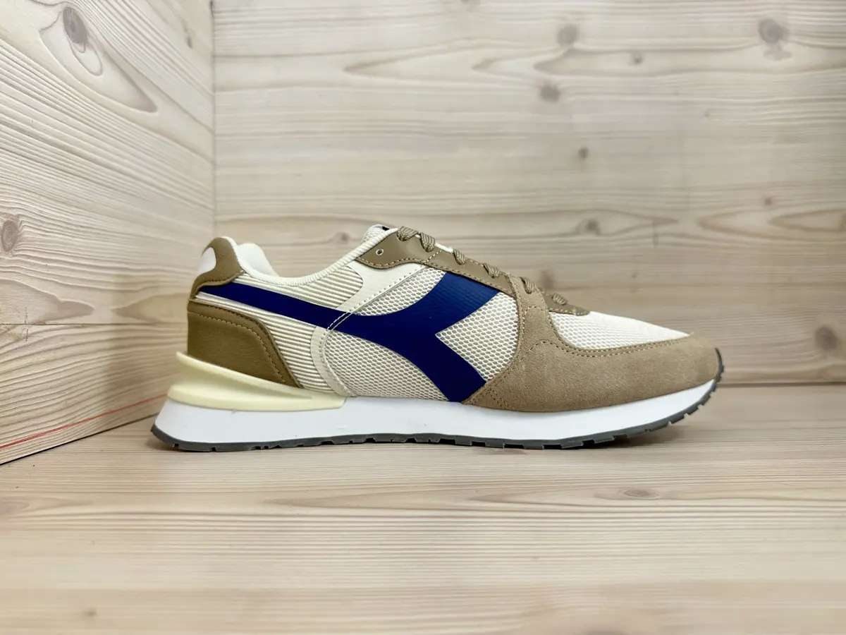 Diadora scarpe uomo Fenice sneakers casual beige blu comfort quotidiano - Image 5