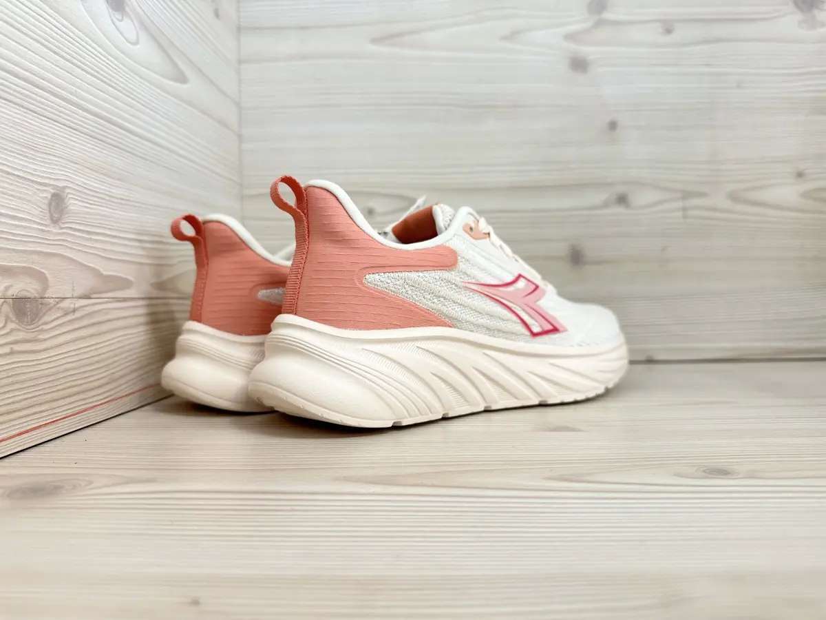 Diadora Piper donna sneakers beige rosa comfort leggero con sottopiede memory - Image 2